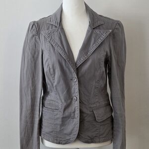 Dynamite Slim Gray Tailored Blazer Jacket